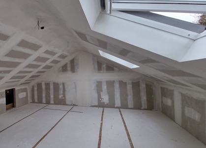 Aménagement d'un grenier à Gembloux - Vue globale du grenier fini