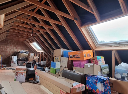 Aménagement d'un grenier à Wavre - Vue avant l'aménagement du grenier par ACA