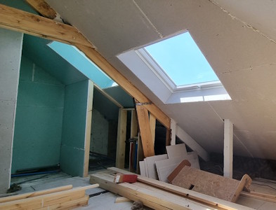 Aménagement d'un grenier à Braine L'Alleud - Création d'un coin d'eau